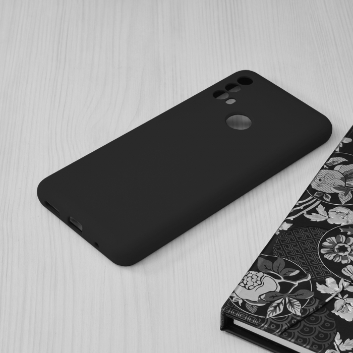 Husa Motorola Moto E40, Soft Edge Silicone, Negru [3]