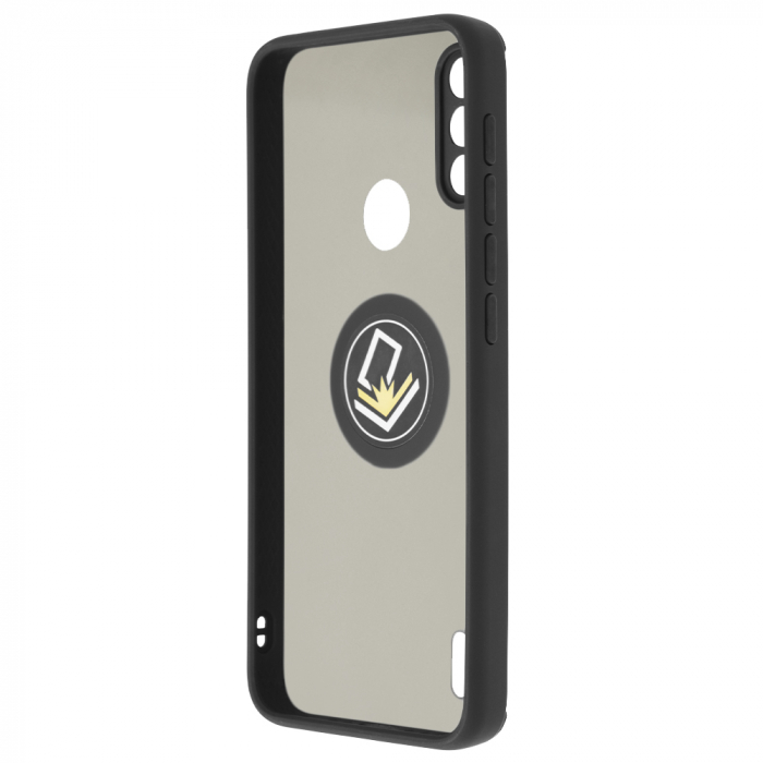 Husa Motorola Moto E7 Power / E7i Power cu inel suport stand magnetic, Negru [3]