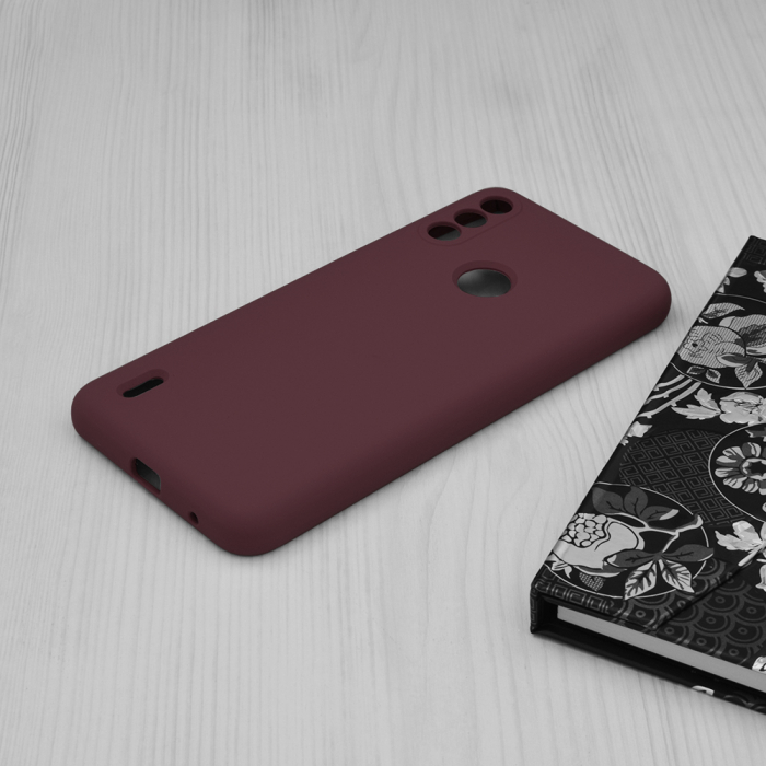 Husa Motorola Moto E7 Power / E7i Power, Soft Edge Silicone, Plum Violet [5]