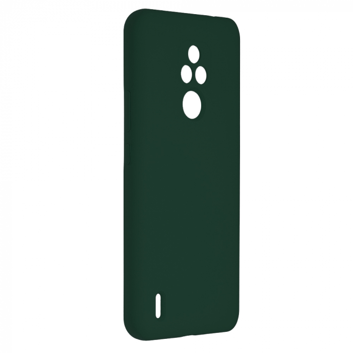 Husa Motorola Moto E7, Soft Edge Silicone, Dark Green [3]