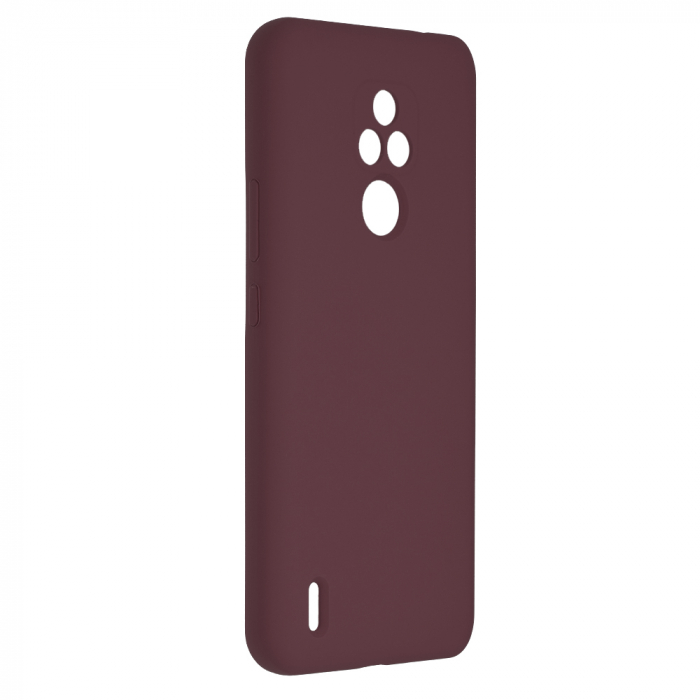 Husa Motorola Moto E7, Soft Edge Silicone, Plum Violet [4]