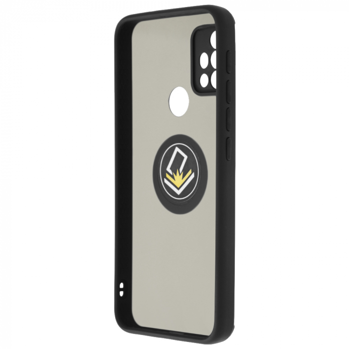Husa Motorola Moto G10 / G30 cu inel suport stand magnetic, Negru [3]