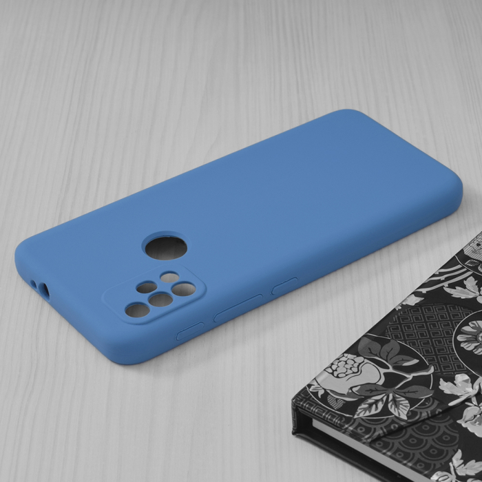 Husa Motorola Moto G10 / G30, Soft Edge Silicone, Denim Blue [4]