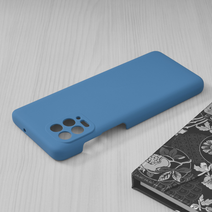 Husa Motorola Moto G100, Soft Edge Silicone, Denim Blue [4]