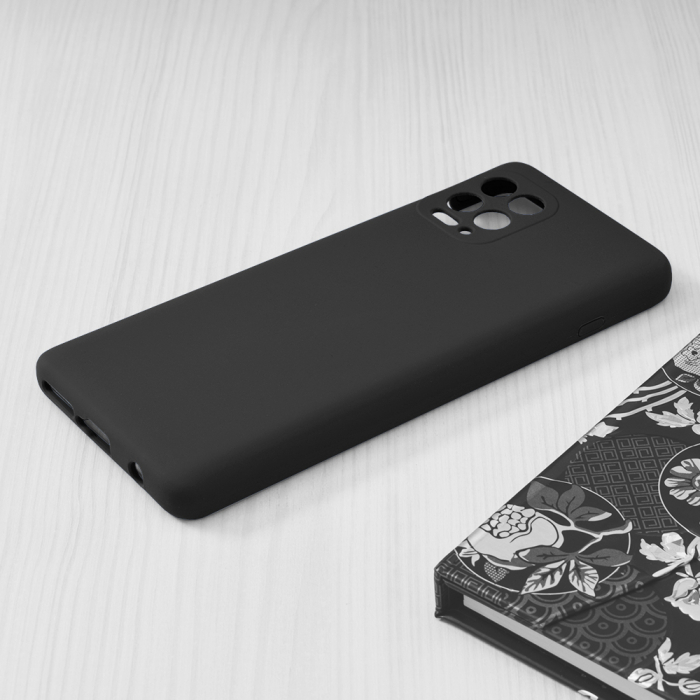 Husa Motorola Moto G100, Soft Edge Silicone, Negru [5]