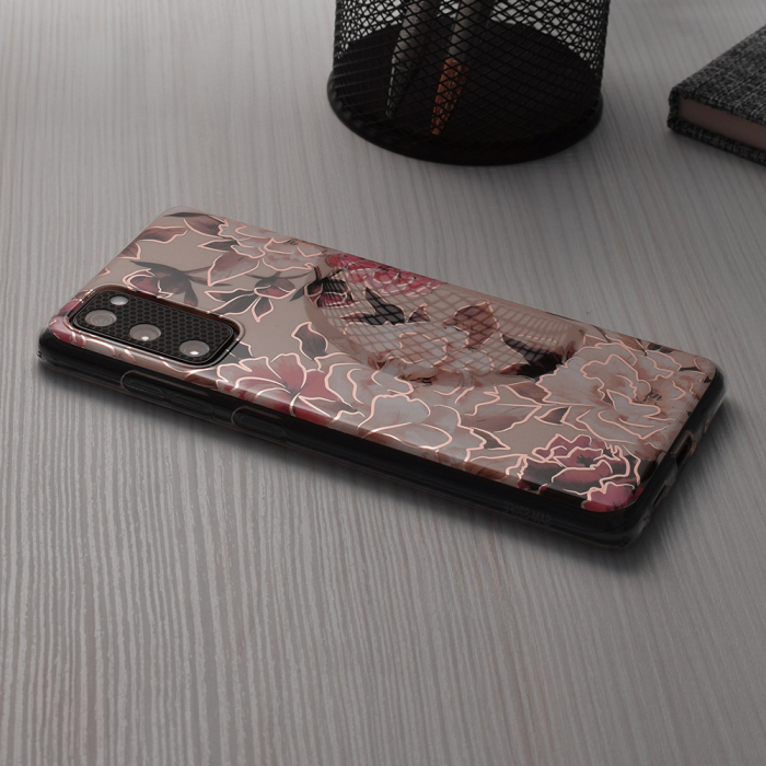 Husa Motorola Moto G22, Techsuit Marble Series, Mary Berry Nude [4]