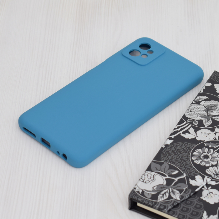 Husa Motorola Moto G32, Soft Edge Silicone, Denim Blue [3]