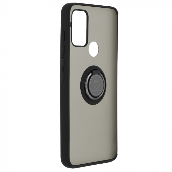 Husa Motorola Moto G50 cu inel suport stand magnetic, Negru [2]