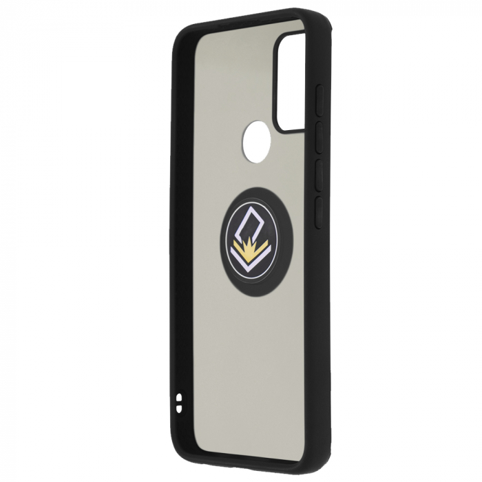 Husa Motorola Moto G50 cu inel suport stand magnetic, Negru [3]
