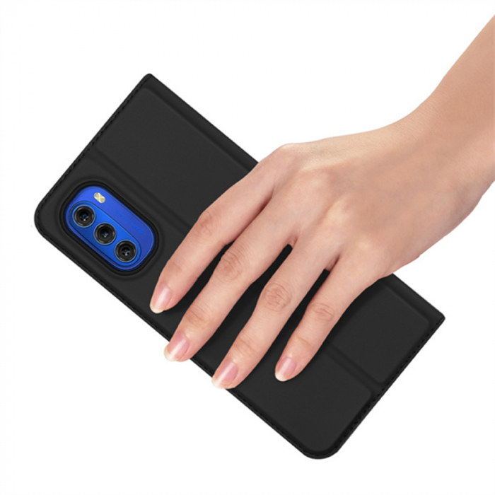 Husa Motorola Moto G51 5G, Dux Ducis Skin Pro Flip Book, Negru [4]