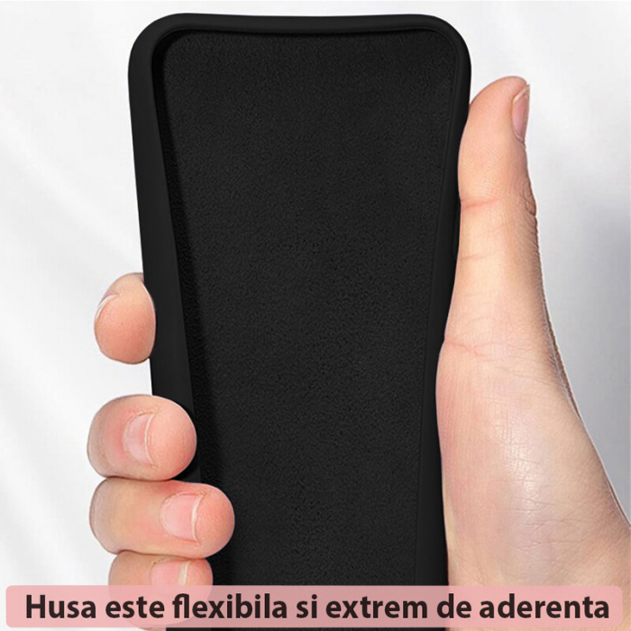 Husa Motorola Moto G52, Soft Edge Silicone, Negru [3]