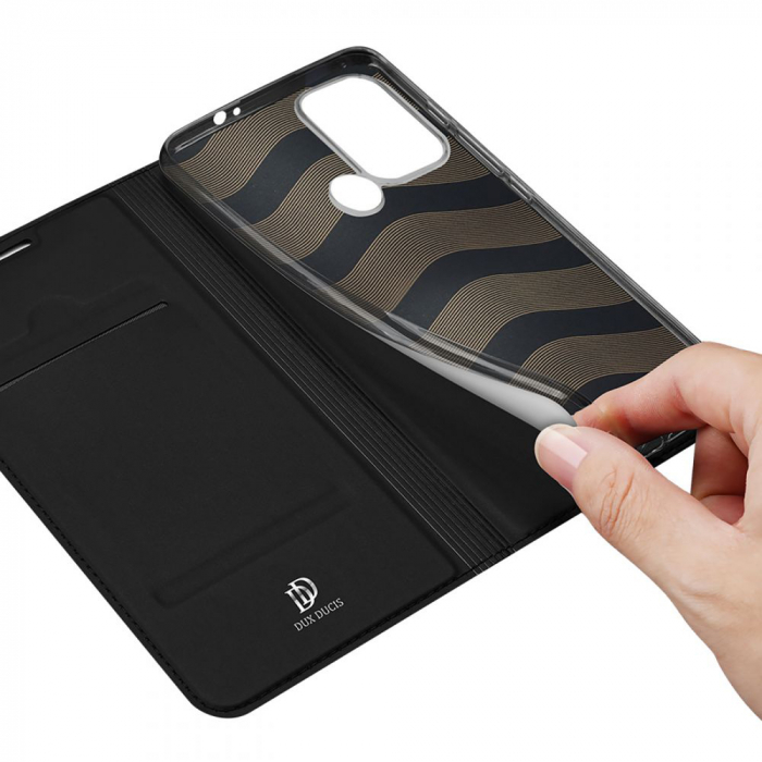 Husa Motorola Moto G60s, Dux Ducis Skin Pro Flip Book, Negru [7]
