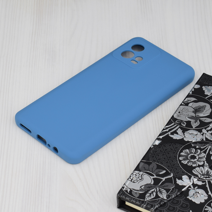 Husa Motorola Moto G72, Soft Edge Silicone, Denim Blue [2]