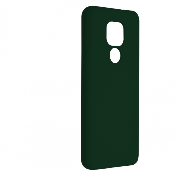 Husa Motorola Moto G9 Play, Soft Edge Silicone, Dark Green [2]