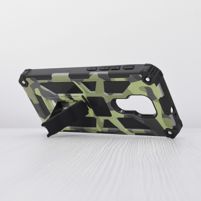 Husa Motorola Moto G9 Play, Techsuit Blazor, Camo Lime [2]