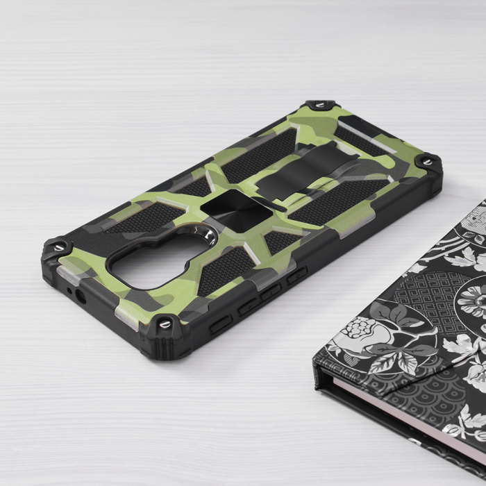 Husa Motorola Moto G9 Play, Techsuit Blazor, Camo Lime [5]