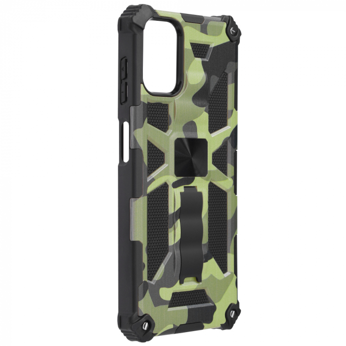 Husa Motorola Moto G9 Plus, Techsuit Blazor, Camo Lime [6]