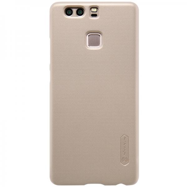 Husa Nillkin Frosted + folie protectie Huawei P9, Gold [2]