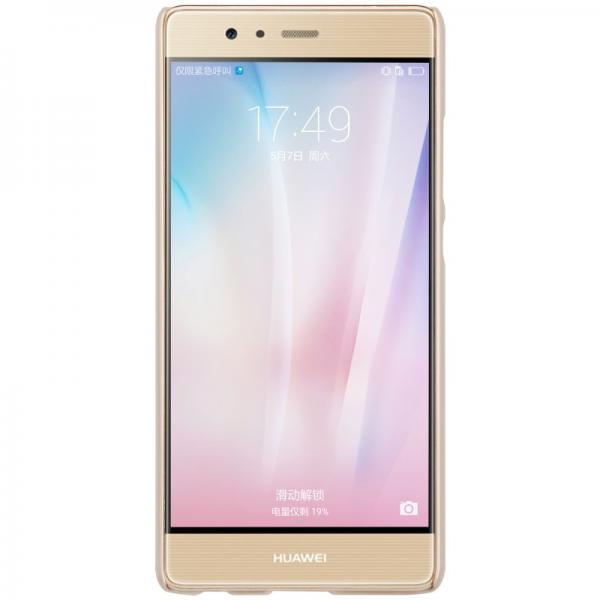 Husa Nillkin Frosted + folie protectie Huawei P9, Gold [4]
