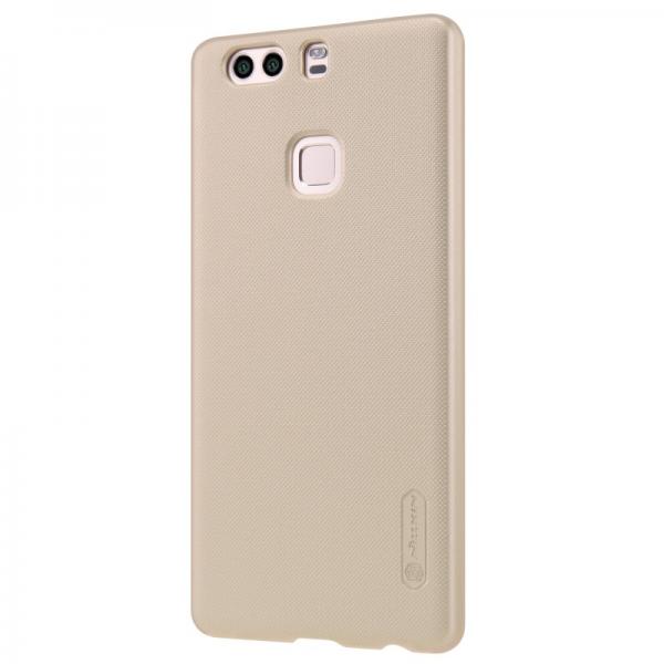 Husa Nillkin Frosted + folie protectie Huawei P9 Plus, Gold [2]