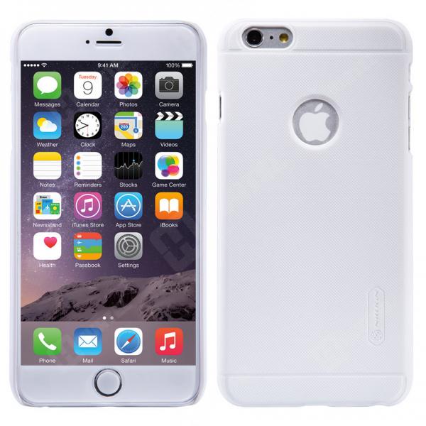 Husa Nillkin Frosted + folie protectie iPhone 6 / 6S, Alb [1]