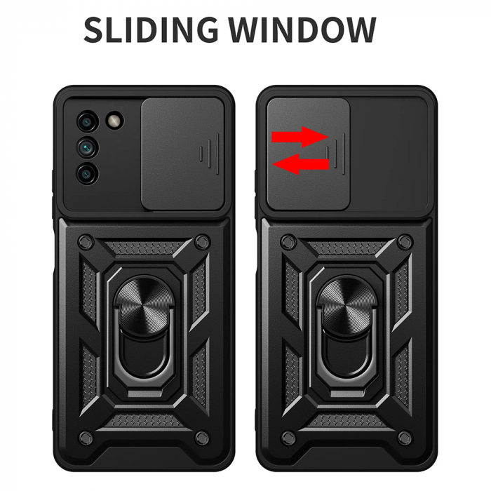 Husa Nokia G11 / G21 cu protectie camera Techsuit CamShield Series, Negru [2]