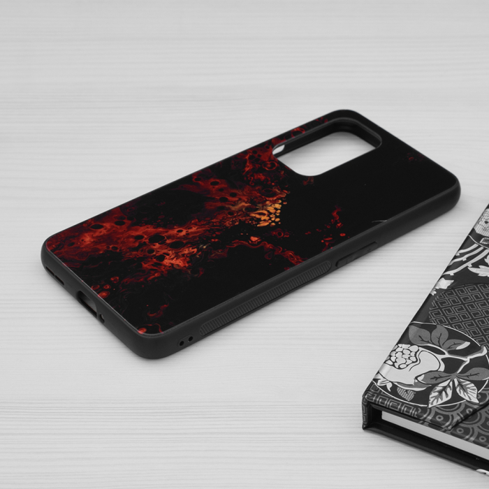 Husa OnePlus 9, Glaze Series, Red Nebula [5]