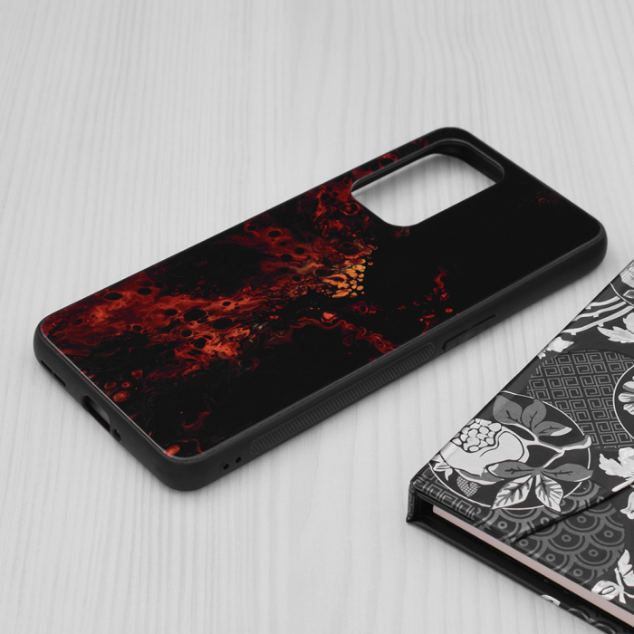 Husa OnePlus 9 Pro, Glaze Series, Red Nebula [3]