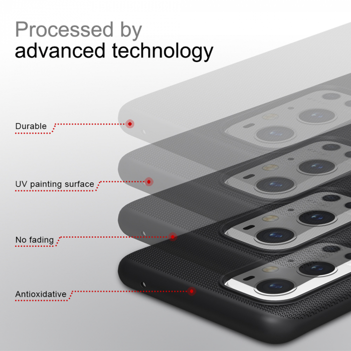 Husa OnePlus 9 Pro, Nillkin Super Frosted Shield, Negru [5]