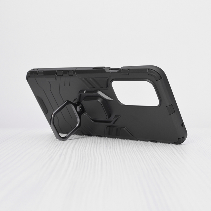 Husa OnePlus 9 Pro, Techsuit Shield Ring, Negru [2]