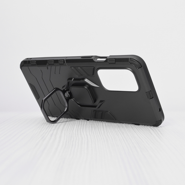 Husa OnePlus 9, Techsuit Shield Ring, Negru [2]