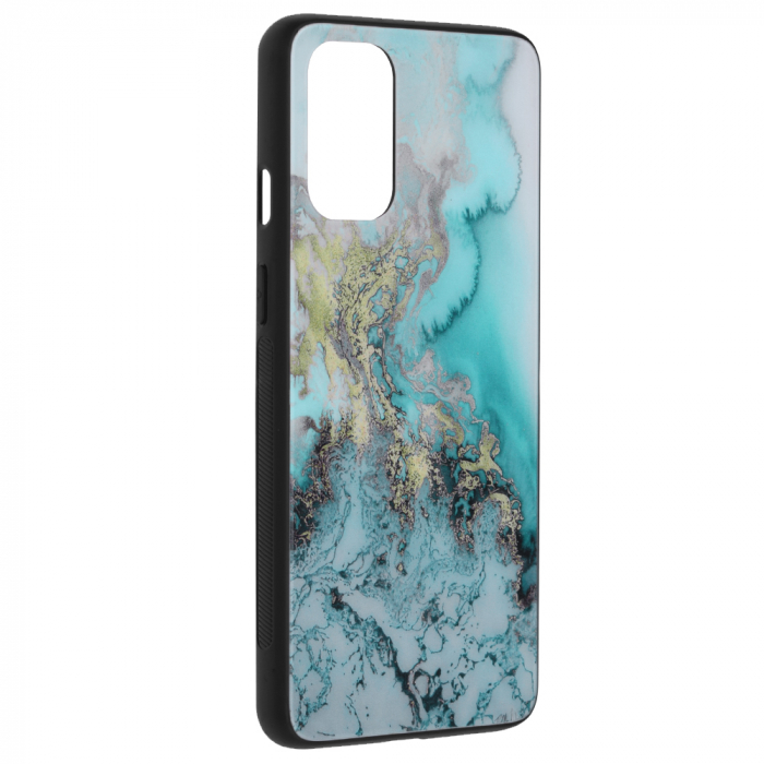 Husa OnePlus 9R, Glaze Series, Blue Ocean [4]