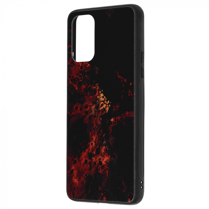 Husa OnePlus 9R, Glaze Series, Red Nebula [2]