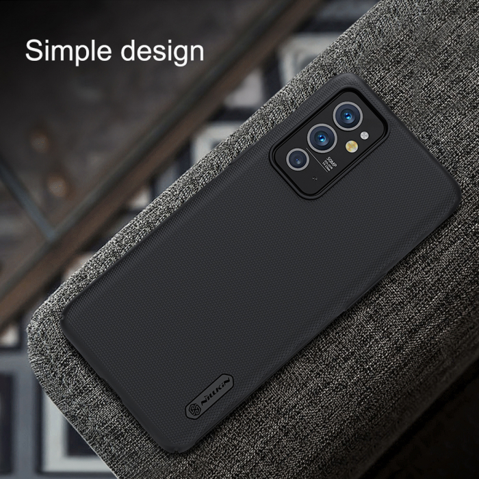 Husa OnePlus 9RT, Nillkin Super Frosted Shield, Negru [4]
