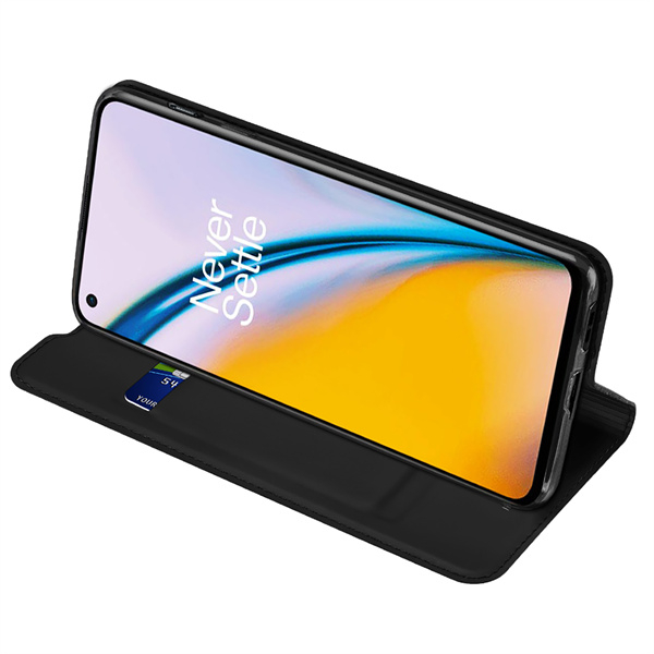 Husa OnePlus Nord 2 5G, Dux Ducis Skin Pro Flip Book, Negru [5]