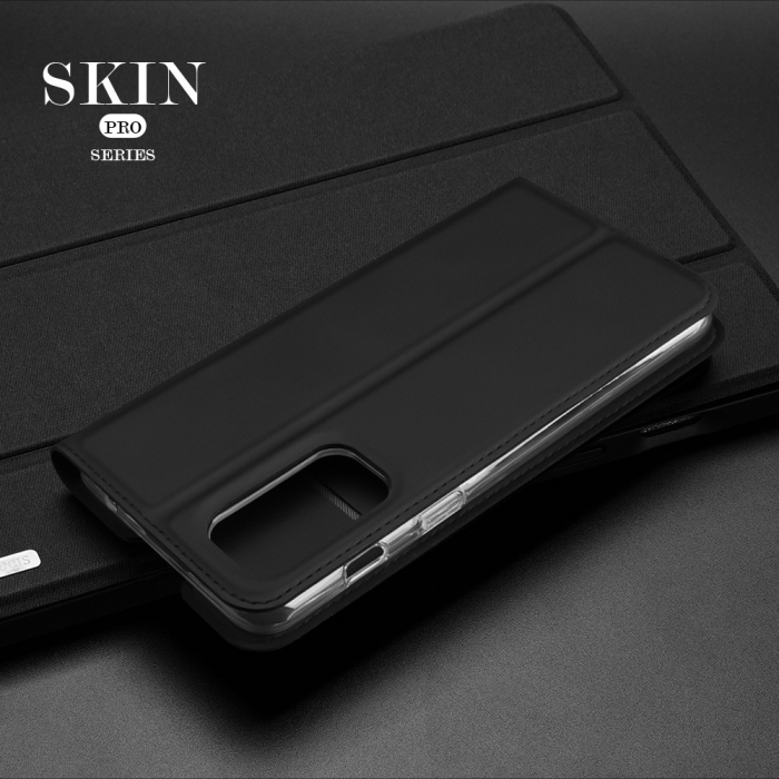 Husa OnePlus Nord 2 5G, Dux Ducis Skin Pro Flip Book, Negru [2]