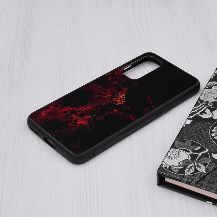 Husa OnePlus Nord 2 5G, Glaze Series, Red Nebula [5]