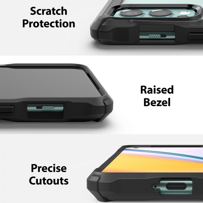 Husa OnePlus Nord 2 5G, Ringke Fusion X, Negru [7]