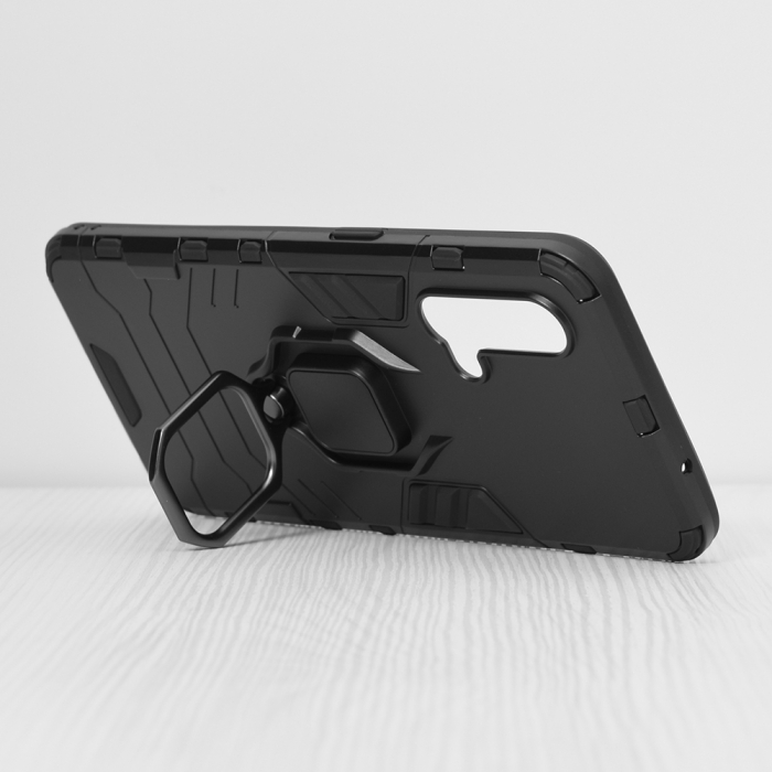 Husa OnePlus Nord CE 5G, Techsuit Shield Ring, Negru [2]