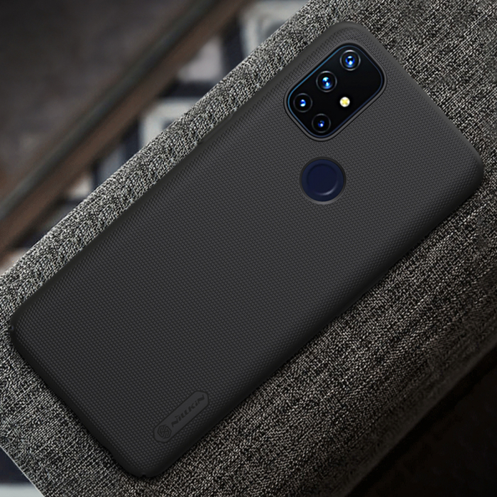 Husa OnePlus Nord N10 5G, Nillkin Super Frosted Shield, Negru [11]