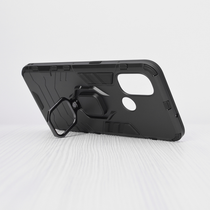 Husa OnePlus Nord N100, Techsuit Shield Ring, Negru [2]