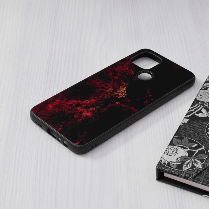 Husa OPPO A15 / A15s, Glaze Series, Red Nebula [4]