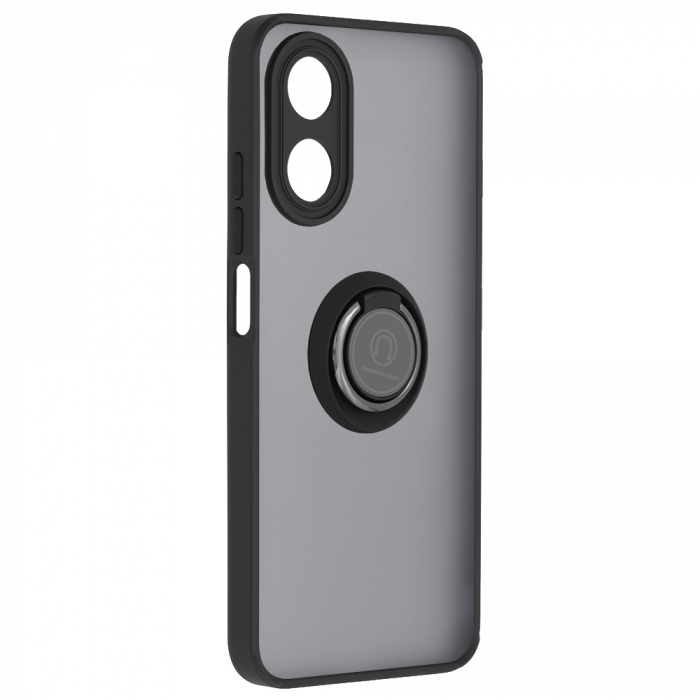 Husa OPPO A17 cu inel suport stand magnetic, Negru [8]