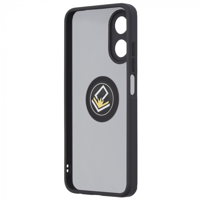 Husa OPPO A17 cu inel suport stand magnetic, Negru [9]