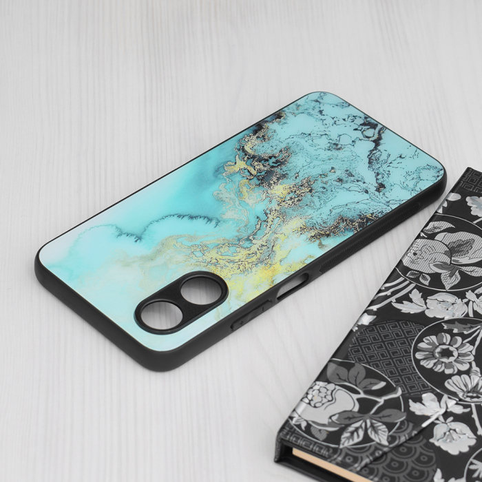 Husa OPPO A17, Glaze Series, Blue Ocean [2]