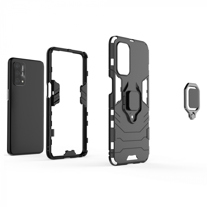 Husa OPPO A54 5G, Techsuit Shield Ring, Negru [6]