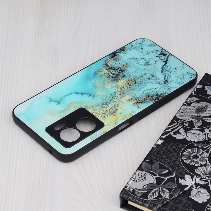 Husa OPPO A77, Glaze Series, Blue Ocean [3]