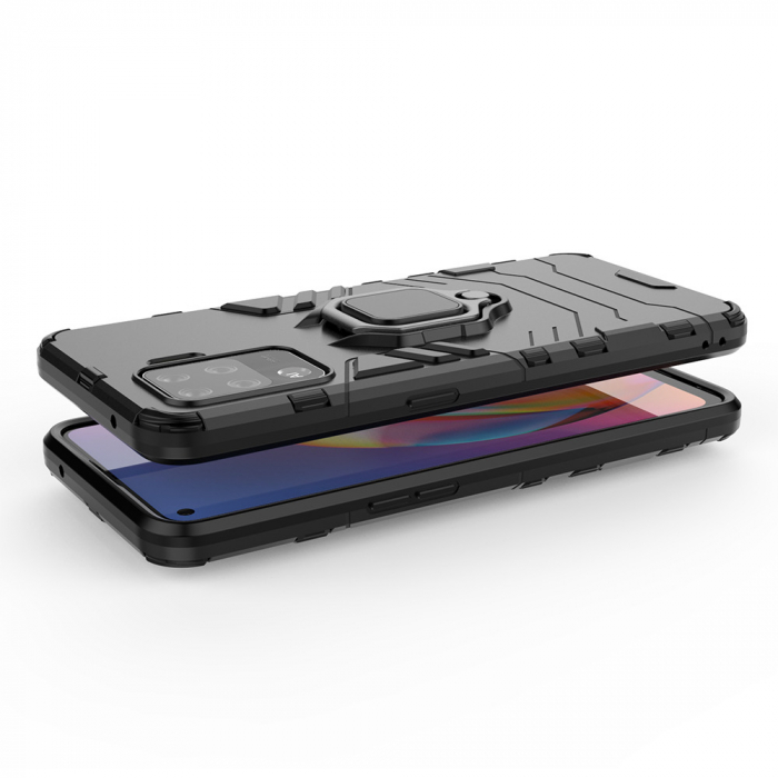 Husa OPPO Reno 5 Lite / A94, Techsuit Shield Ring, Negru [10]