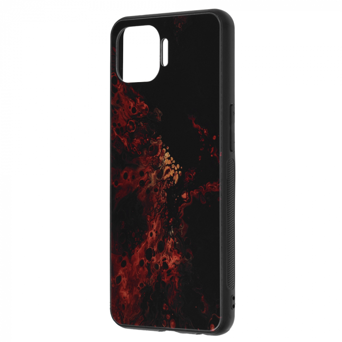 Husa OPPO Reno4 Lite, Glaze Series, Red Nebula [2]