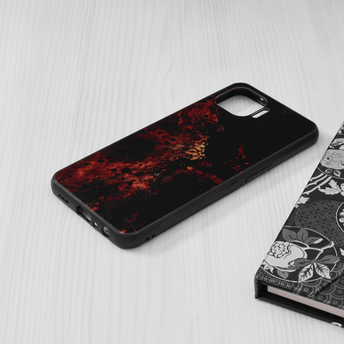 Husa OPPO Reno4 Lite, Glaze Series, Red Nebula [4]